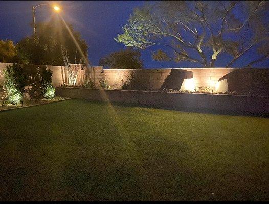 Add a resort feel to your landscaping with low voltage landscape lighting.