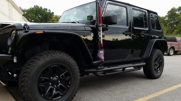 More Jeep accessories and Line-X