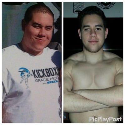 Transformation from 285lbs down to a lean 225lbs!