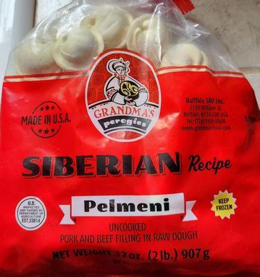 Frozen Pork & Beef Pelmeni from Buffalo NY, $12.49 for 2 pounds (5/6/23)