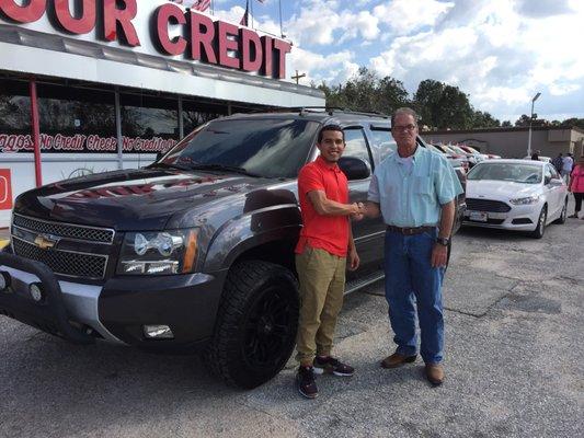 Mr.Stewart was looking for a Z71 Avalanche and at the time we had JUST what he was looking for! Thank you Mr.Stewart for choosing us!