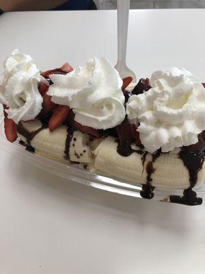 Banana split is amazing.