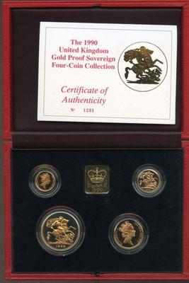 We buy gold coin sets, such as Great Britain sovereigns.