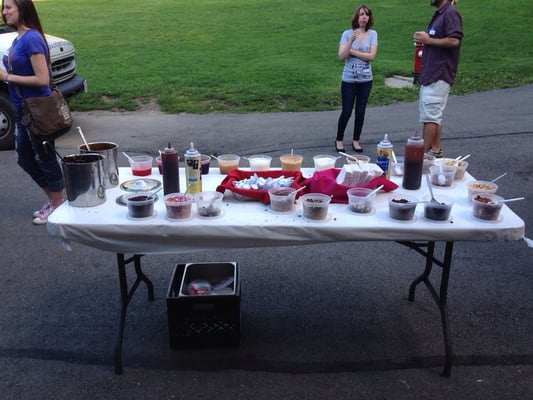 Sundae bar