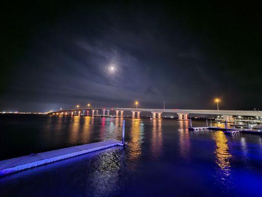 Bridge and ocean view