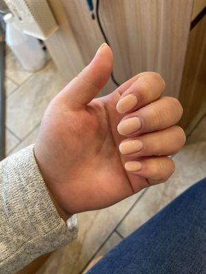 Gel done by Tom