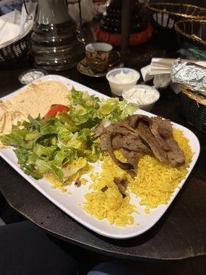 Mixed shawarma Platter