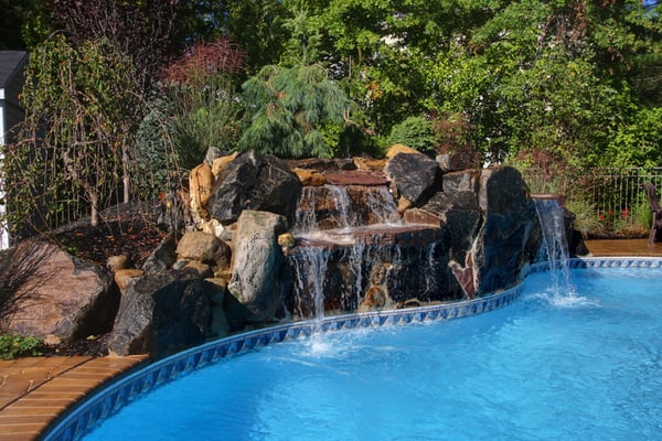 Custom inground gunite swimming pools in northern New Jersey