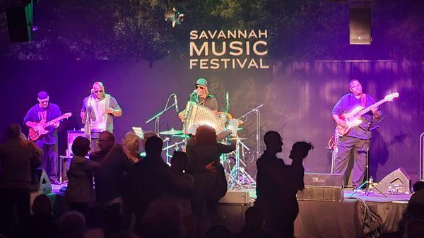 Savannah Music Festival. C.J. Chenier and The Red Hot Louisiana Band.