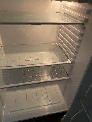 Stain in refrigerator