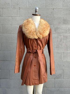 1970's leather penny lane jacket