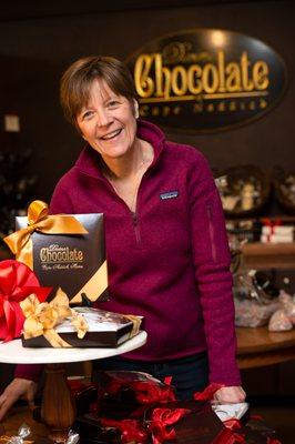 Sandra -owner/chocolatier