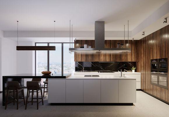 #d Rendering of a dream kitchen