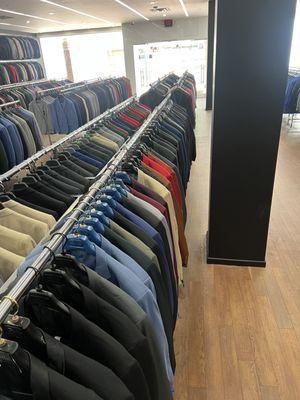 Suits options in plenty of colors in larger sizes