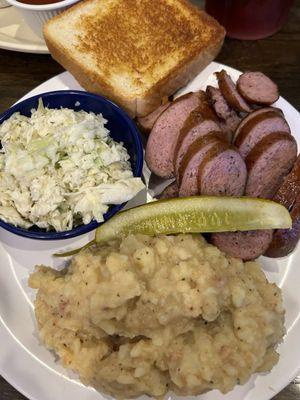 German Sausage and German style potato salad