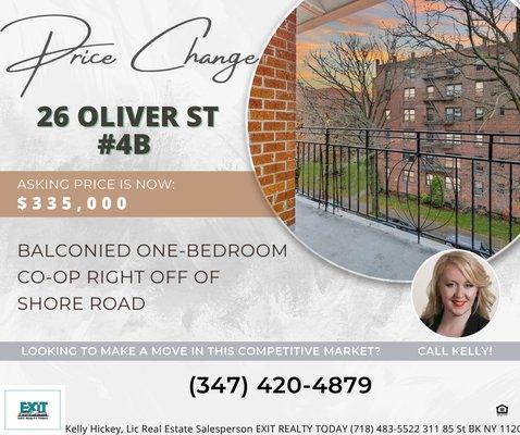 26 Oliver Street #4B update!