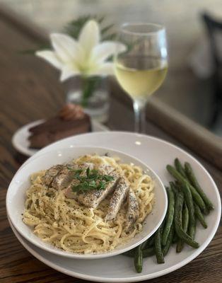 Linguine Alfredo with Chicken