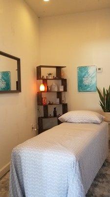 Private healing room for Reiki and Breathwork sessions.