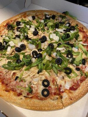 Veggie pizza