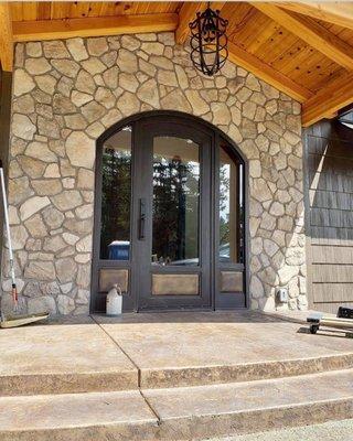 Custom stone veneer