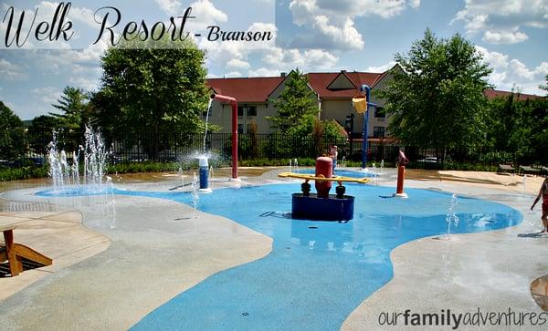 splash park & slides for little ones