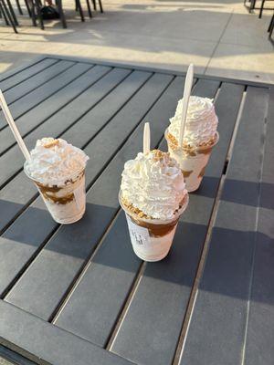 Coffee Toffee Sundae, Apple Pie and the Elvis sundae!