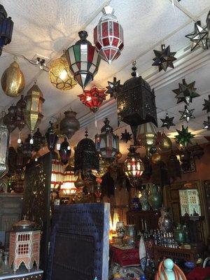 Moroccan hanging lamps and ceiling fixtures