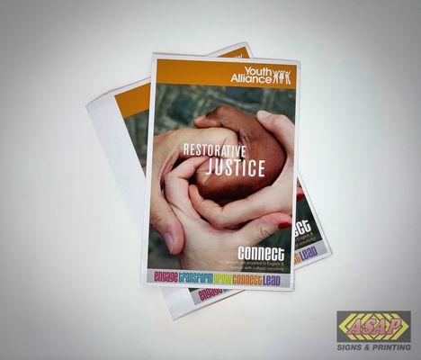 Youth Alliance Half Fold Brochures - Front