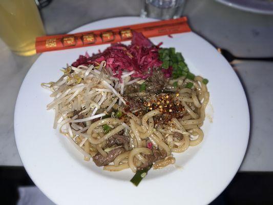 Shanghai Noodles with Beef