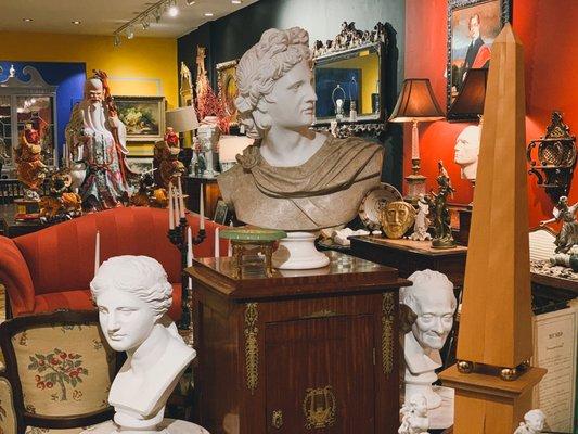 Marble and Plaster bust