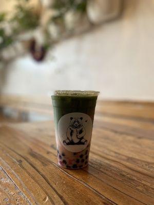 Strawberry Oat Matcha