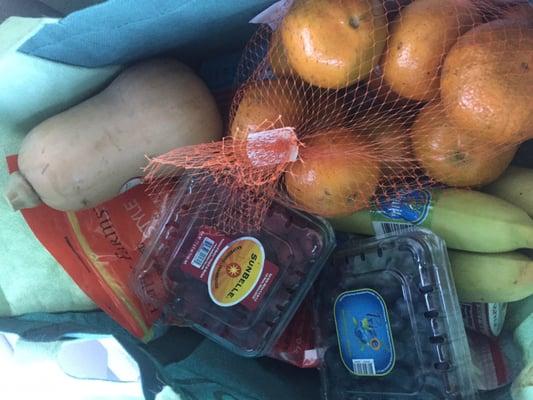 I love Aldi's! A bag full of fruits and veggies only $20