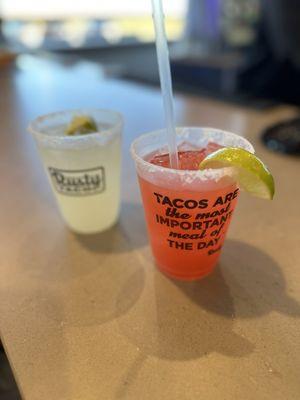 House Lime and Watermelon Margaritas