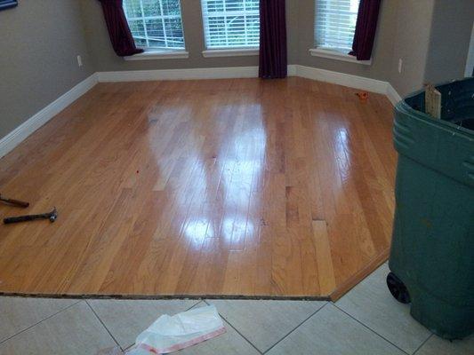 We install all types of flooring including bamboo, vinyl, laminate, carpet, and tile.