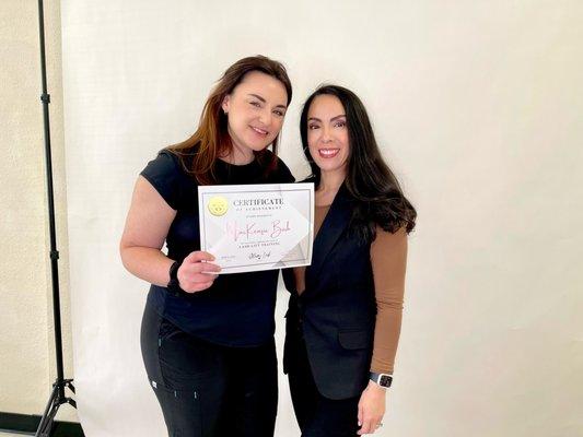 Lash Lift Training graduate