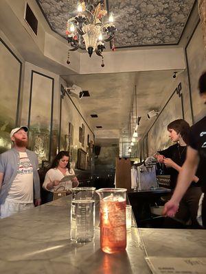 interior bar view