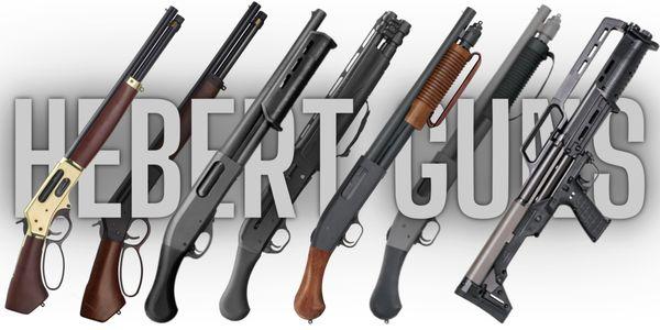 Wide selection of home defense shotguns.