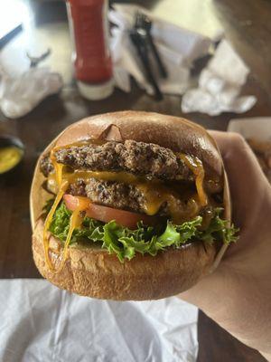 Double cheeseburger