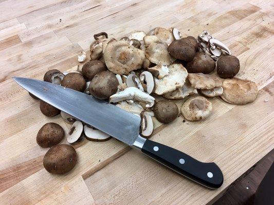 Organic Shitake and Cremini Mushrooms