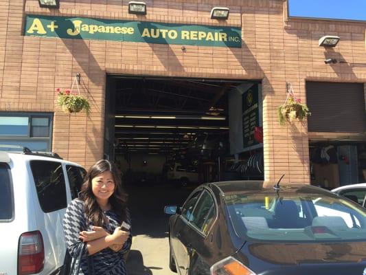 Leanne stopping by for a driver's side brake light bulb!