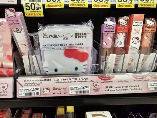 Hello Kitty cosmetics