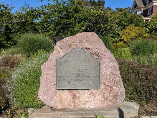 Fort Bragg Historical Marker