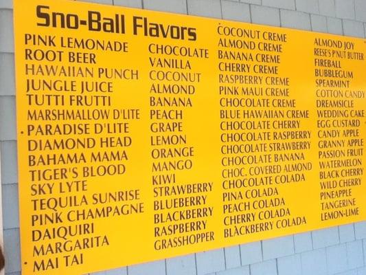 Exotic flavors!