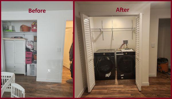 Closet to Clean: A Laundry Room Addition