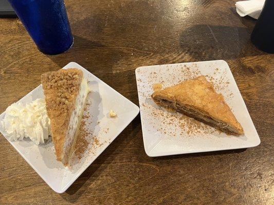 Baklava in baklava cheesecake!!