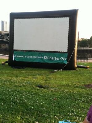 Portable movie screen