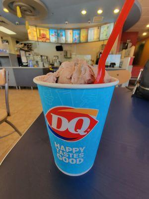 Royal ultimate choco brownie blizzard! Yum!!!!