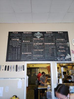 Full menu