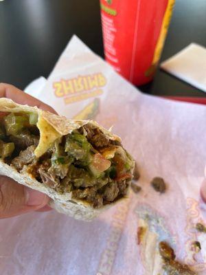 Carne Asada burrito