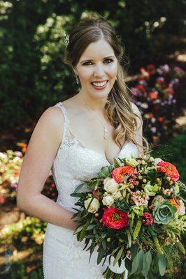 A stunning bridal portrait.